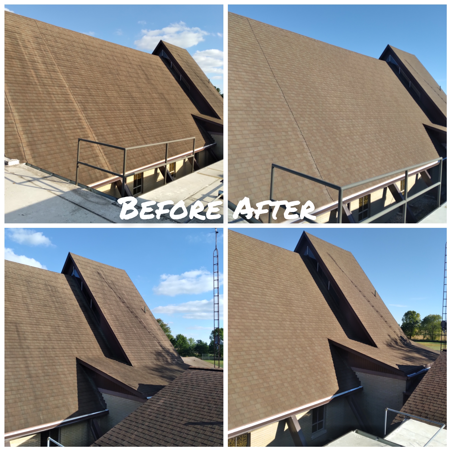 Roof Washing in North Manchester, IN